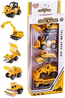 Samochody i pojazdy dla dzieci - Samochodziki Resoraki 5Szt Pojazdy Budowlane Małe Autka Zabawki Autko Dla Dzieci Koparka Wózek Widłowy Walec - miniaturka - grafika 1