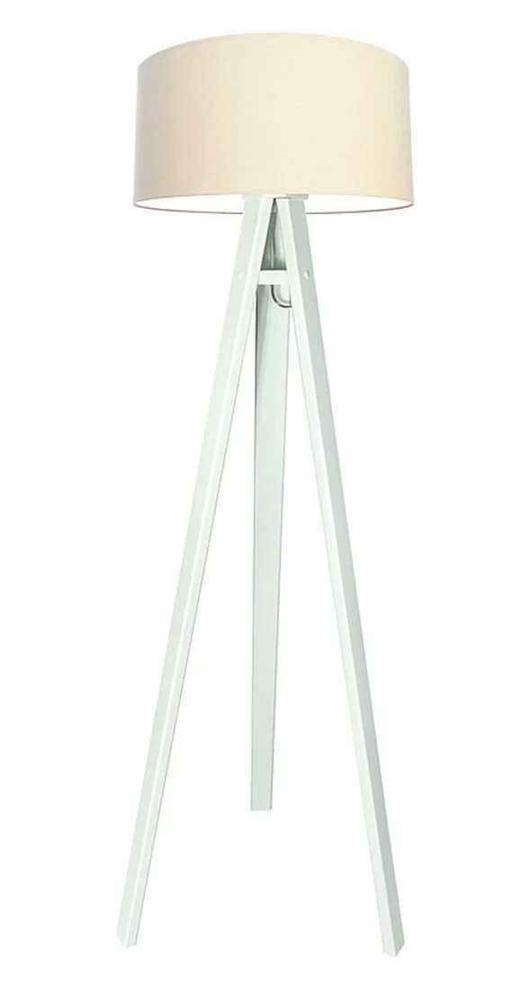 Macodesign Lampa podłogowa Verbena 010p-032w, biała, 60 W