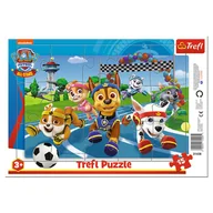 Puzzle - Trefl, puzzle ramkowe, uczynne pieski, 15 elementów - miniaturka - grafika 1