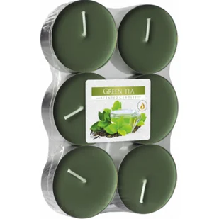 Podgrzewacz zapachowy maxi zielona herbata 6 sztuk Bispol - Świece - miniaturka - grafika 1