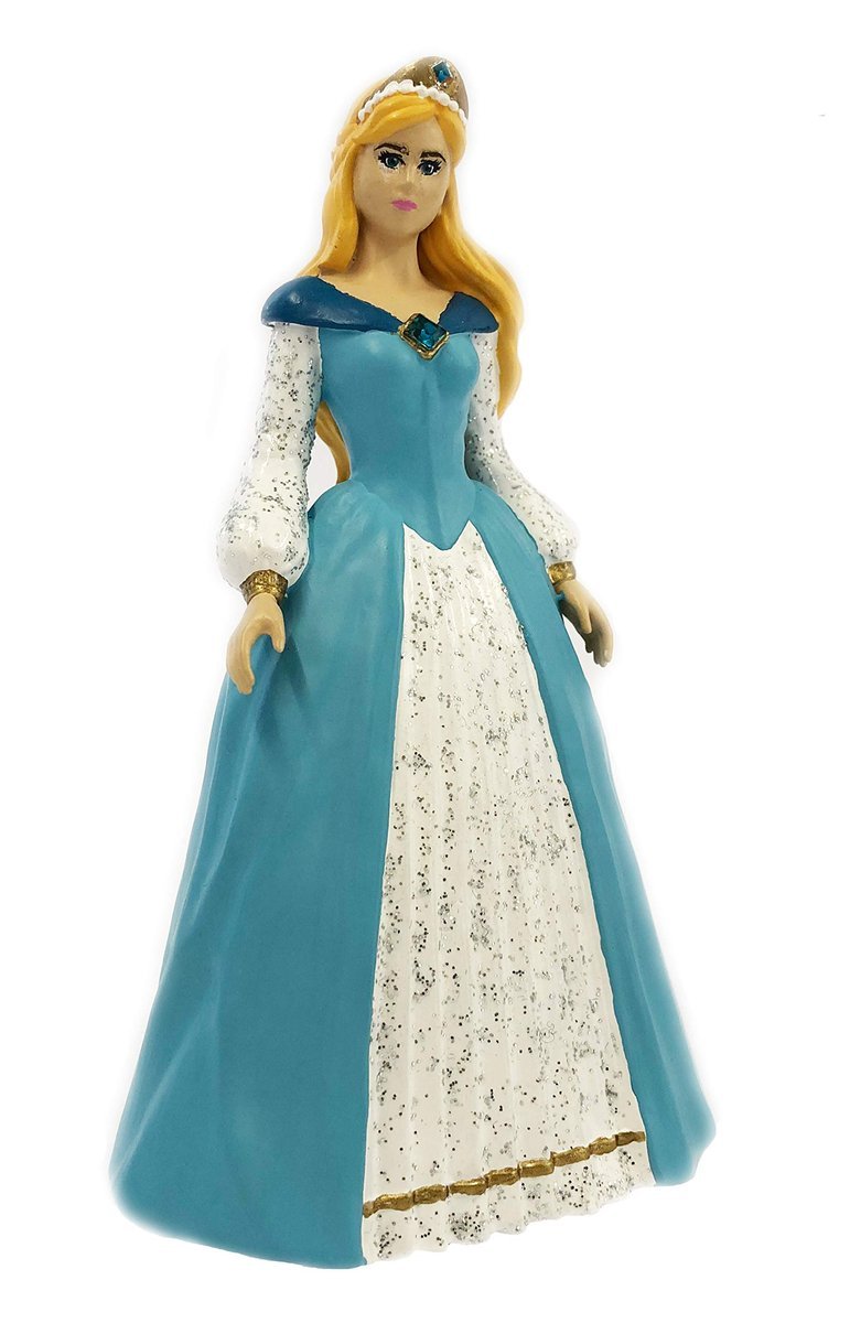 Bullyland 80755 - Figurka księżniczki Myry w sukience balowej, ok. 10 cm, wierna w szczegóły, bez PCW, idealna jako mały prezent dla dzieci od 3 lat