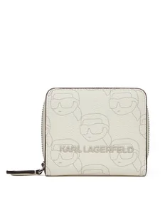 KARL LAGERFELD Portfel damski A2W32018 Biały - Portfele - miniaturka - grafika 1