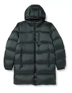 Kurtki męskie - Geox Męska kurtka puchowa M ALBERICK Down Coat, DK Light Scarab, 50 - miniaturka - grafika 1