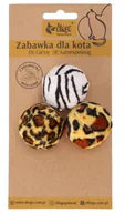 Zabawki dla kotów - Dingo Zabawka dla kota Piłka Kocia Dżungla 3szt - miniaturka - grafika 1