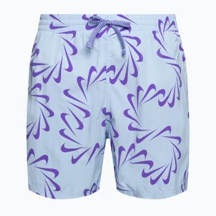 Szorty kąpielowe męskie Nike Swoosh Line 5" Volley - Spodnie sportowe męskie - miniaturka - grafika 1