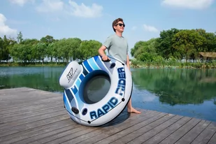 Bestway Jednoosobowe dmuchane koło do pływania Rapid Rider vidaXL - Akcesoria do basenów - miniaturka - grafika 2