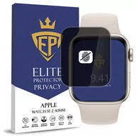 Akcesoria do smartwatchy - FOLIA 5D PRYWATYZUJĄCA SZKŁO ANTI-SPY DO APPLE WATCH SE 2 40MM CAŁY EKRAN - miniaturka - grafika 1