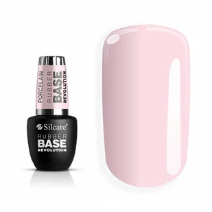Silcare Rubber Base Revolution baza kauczukowa Porcelain 9ml - Lakiery hybrydowe - miniaturka - grafika 1