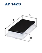 Filtry powietrza - Filtron AP 142/3 FILTR POWIETRZA - miniaturka - grafika 1