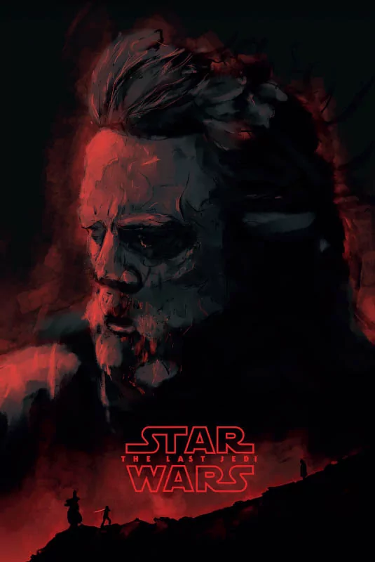 Plakat, Star Wars Gwiezdne Wojny Ostatni Jedi, 40x50 cm