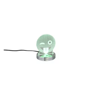 Reality SMILEY Lampa stołowa LED Chrom 1-punktowy Wesoły śmieszny Obszar wewnętrzny SMILEY Czas dostawy od 6-10 dni roboczych R52641106 - Lampy stojące - miniaturka - grafika 2