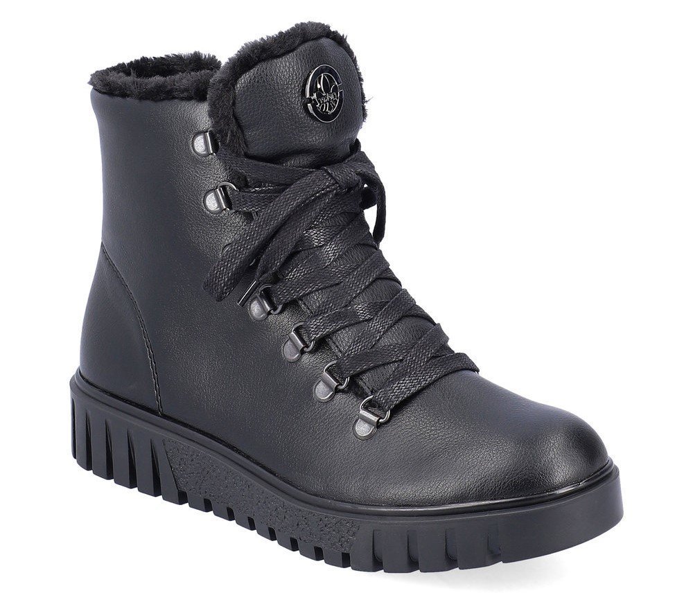 Botki damskie zimowe ocieplane Rieker Y3432-00-40