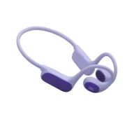 Słuchawki - JBL Junior Free Douszne Bluetooth 6.1 fioletowy - miniaturka - grafika 1