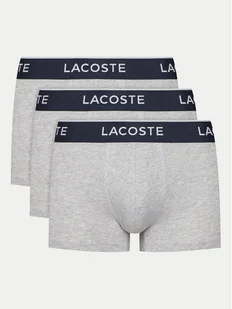 Lacoste Komplet 3 par bokserek 5H1300 Szary - Majtki męskie - miniaturka - grafika 1