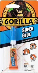 GORILLA Super Glue klej mocny PRZEZROCZYSTY 3g - Dekoratorstwo - miniaturka - grafika 1