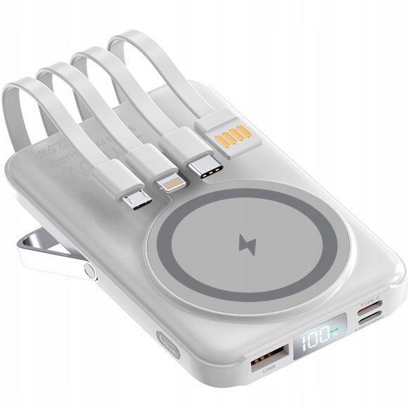 MagSafe Powerbank Magnetyczny Bezprzewodowy 10000mAh 22.5W Mocny i Szybki