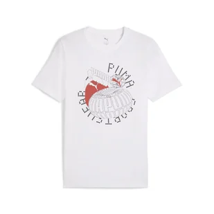 Męska koszulka Graphics Execution PUMA White - Koszulki sportowe męskie - miniaturka - grafika 1