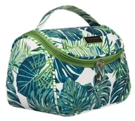 Kosmetyczki, organizery i kuferki - Kolorowa kosmetyczka na suwak z uchwytem - Peterson - miniaturka - grafika 1