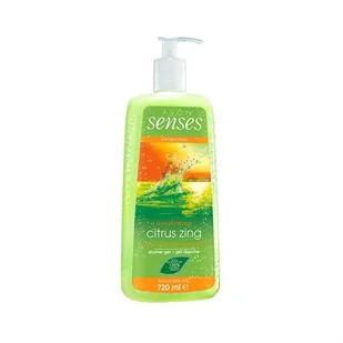 Avon Senses Citrus Zing, żel pod prysznic odświeżający, 720 ml - Kosmetyki do kąpieli - miniaturka - grafika 1