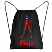 Plecaki worki - Worek Szkolny Na Buty Plecak Miraculum: Biedronka - miniaturka - grafika 1