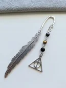 Dekoracje domu - ZAKŁADKA DO KSIĄŻKI HARRY POTTER INSYGNIA ŚMIERCI - miniaturka - grafika 1