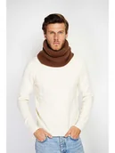 Apaszki i szaliki męskie - William de Faye Szal-koło w kolorze karmelowym - 50 x 28 cm - miniaturka - grafika 1