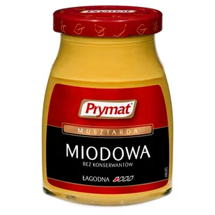 Prymat Musztarda miodowa 185 g - Musztardy - miniaturka - grafika 1