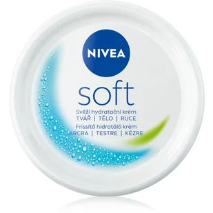 NIVEA Soft krem nawilżający 50 ml - Kremy do twarzy - miniaturka - grafika 1