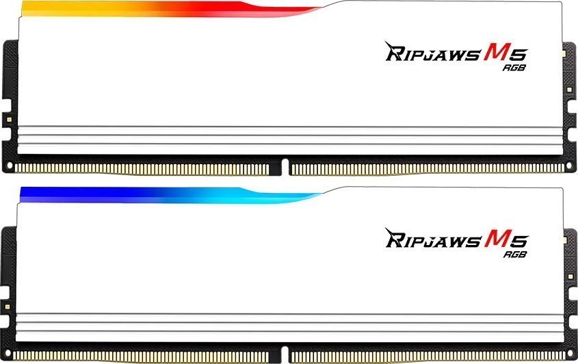 Pamięć G.Skill Ripjaws M5 RGB, DDR5, 96 GB, 5200MHz, CL40 F5-5200J4040A48GX2-RM5RW F5-5200J4040A48GX2-RM5RW