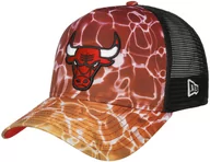 Czapki i chusty sportowe męskie - Czapka Trucker 9Forty Summer City Bulls by New Era, czerwony, One Size - miniaturka - grafika 1