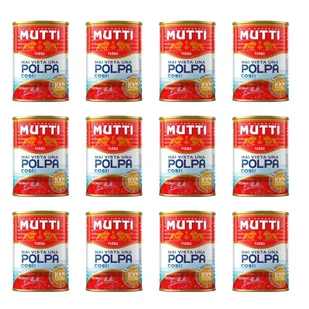 Włoska pulpa pomidorowa 12 x 400 g - Mutti - Koncentraty warzywne, przeciery - miniaturka - grafika 1