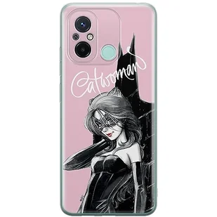 ERT GROUP etui na telefon Xiaomi REDMI 12C/ REDMI 11A, case oryginalny i oficjalnie licencjonowany przez DC, wzór Catwoman 001, optymalnie dopasowane, plecki z TPU - Etui i futerały do telefonów - miniaturka - grafika 1