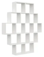 Regały - Biały regał otwarty wiszący lub stojący G9-D24 - miniaturka - grafika 1