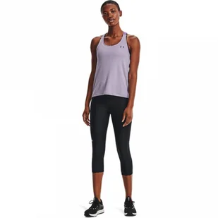 Damskie legginsy treningowe Under Armour Tech Hi Capri - czarne - Legginsy - miniaturka - grafika 1