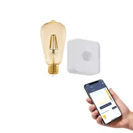 Systemy inteligentnych domów - EGLO connect-z E27 ST64 5,5W 500lm 2 200 K czujnik - miniaturka - grafika 1