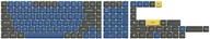 Gadżety dla graczy - Keychron - Low Profile Double Shot PBT LSA Keycap Set Version 2 - Keycapy do klawiatur niskoprofilowych Royal Full Set - miniaturka - grafika 1