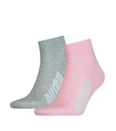 Skarpetki i podkolanówki sportowe - Skarpety damskie Puma BWT LIFESTYLE QUARTER 2-PACK wielokolorowe 90795304 - miniaturka - grafika 1