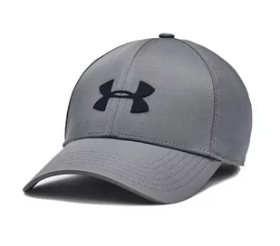 Czapka męska UNDER ARMOUR z daszkiem Storm Blitzing Adj szara - Czapki męskie - miniaturka - grafika 1