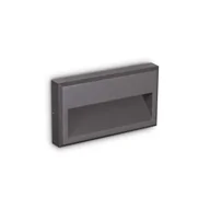 Lampy pozostałe - Ideal Lux Oprawa schodowa FEBE-1 AP antracyt 250854 250854/IL - miniaturka - grafika 1