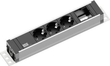 Bachmann BACHMANN UNIVERSAL 3x gniazdo z uziemieniem 1x ABD