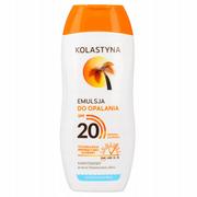 Balsamy i kremy do opalania - Kolastyna Ultra lekka emulsja do opalania - SPF 20 - 200 ml - miniaturka - grafika 1