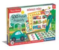 Zabawki interaktywne dla dzieci - Uczę się bawiąc. Mówiące pióro 500 pytań Pojazdy - Clementoni - miniaturka - grafika 1