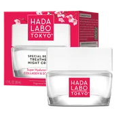 Kremy do twarzy - Hada Labo Tokyo Red głęboko odbudowujący krem-zabieg do twarzy na noc - miniaturka - grafika 1