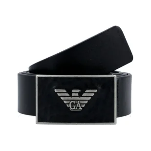 Emporio Armani Skórzany pasek - Paski - miniaturka - grafika 1