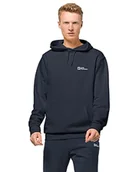 Bluzy męskie - Jack Wolfskin Męska Bluza z kapturem Essential, Night Blue, XXL (DE) - miniaturka - grafika 1