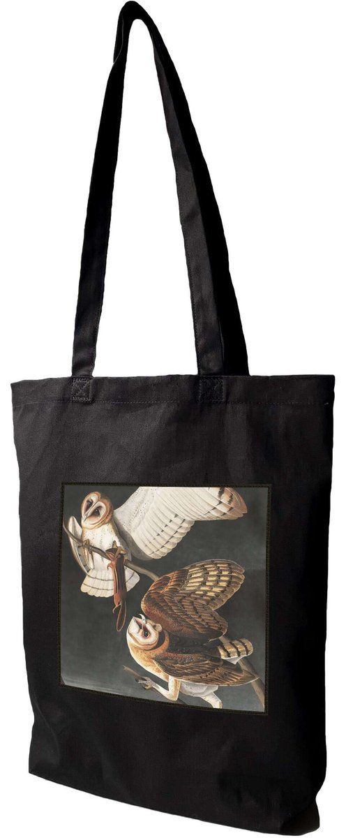 Torba z naszywką Barn Owl, Tyto Alba James Audubon