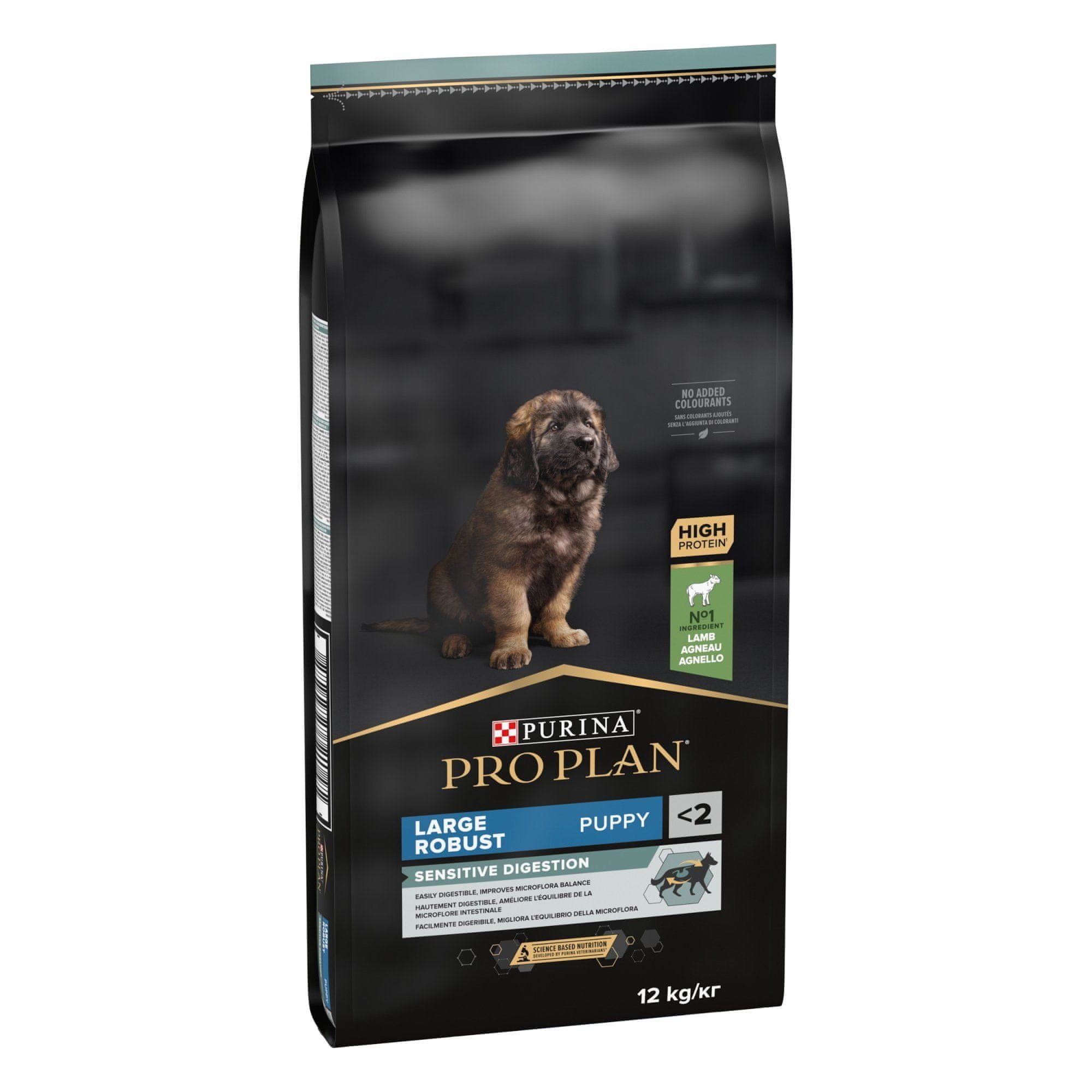 Purina Pro Plan PURINA Large Robust Puppy OPTIDIGEST, jagnięcina - 2 x 12 kg