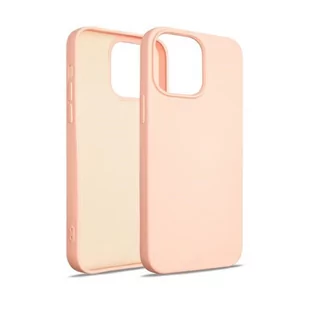 Beline Etui Silicone iPhone 15 Pro Max 6,7" różowo-złoty/rose gold - Etui i futerały do telefonów - miniaturka - grafika 1