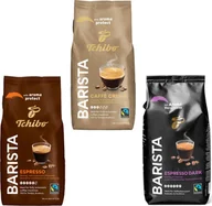 Kawa - Kawa ziarnista Tchibo Zestaw: Barista Caffe Crema 1kg + Barista Espresso 1kg + Barista Espresso Dark 1kg + Puszka - miniaturka - grafika 1