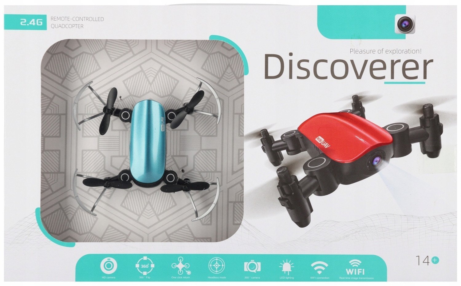 Euro-Trade DRON IR/C FF LAD KAMERA 38X24X7 MC WB 24